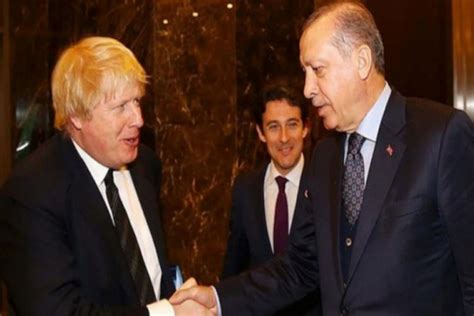 C­u­m­h­u­r­b­a­ş­k­a­n­ı­ ­E­r­d­o­ğ­a­n­,­ ­B­o­r­i­s­ ­J­o­h­n­s­o­n­­l­a­ ­g­ö­r­ü­ş­t­ü­